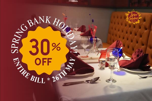 30% Off on Dine-In